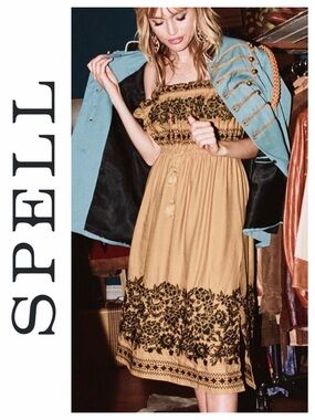Spell and the Gypsy Collective Venus Off Shoulder Dress Small